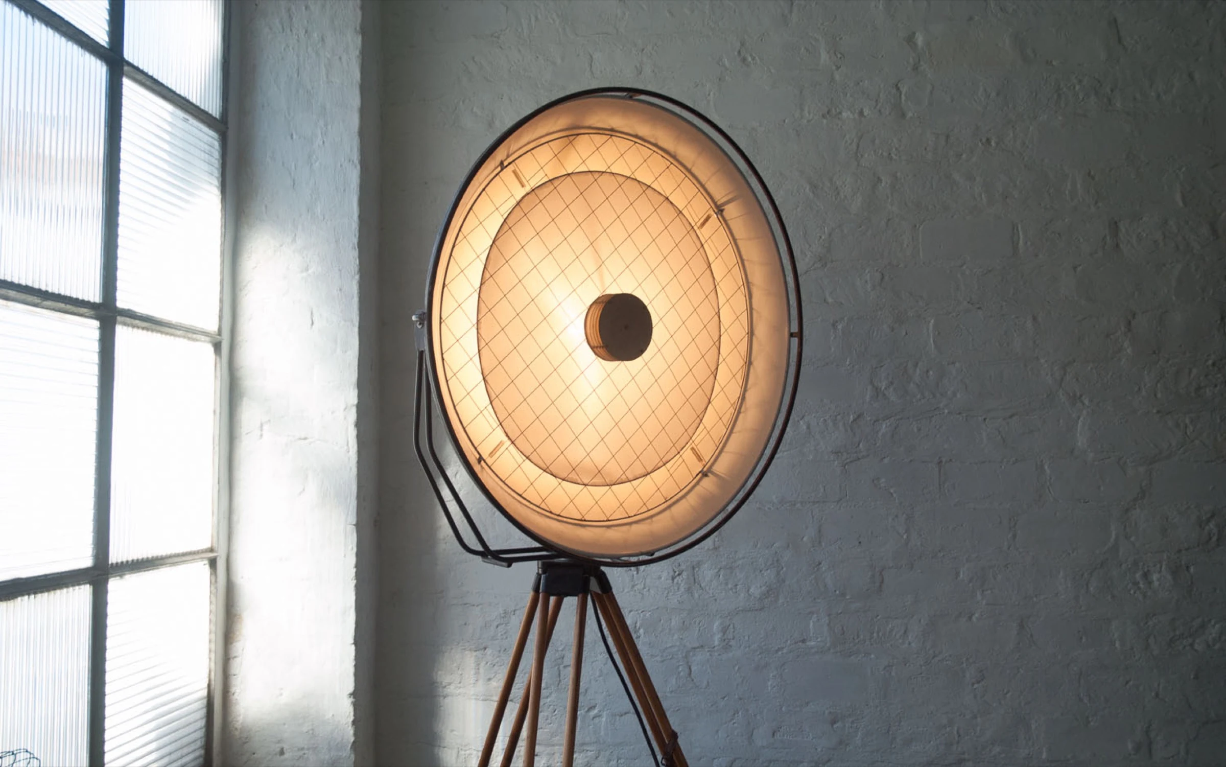 Collection of vintage studio lights